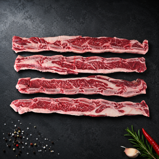 Asado de Tira Banderita Cat. V Premium Peso Aprox. 1,0 kg.